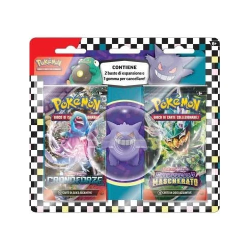 Tijdelijke aanbieding: Pokémon Cronoforzee schemering gemaskerd, 2 zakken + willekeurig rubber van 10.49 € naar 10.49 € (0.00% korting)