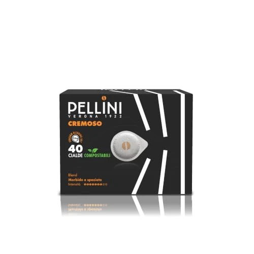 Pellini Caffè Cremoso, café molido en monodosis ESE, 40 monodosis