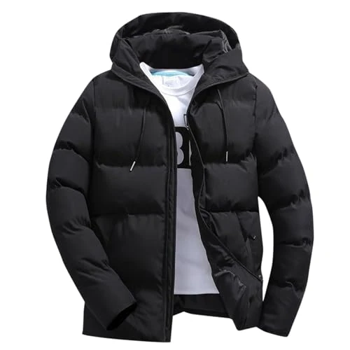 Offerta a tempo: Giubbotto Uomo Invernale Giacca Casual Autunno Piumini Invernali Autunnale Con Cappuccio Piumino Giubbotti Pantaloni Leggeri Sportivo Felpa Lavoro Corto Antivento Giacche Leggero 100 Grammi Giubbino - 0.00% da 29.99 € a 29.99 €