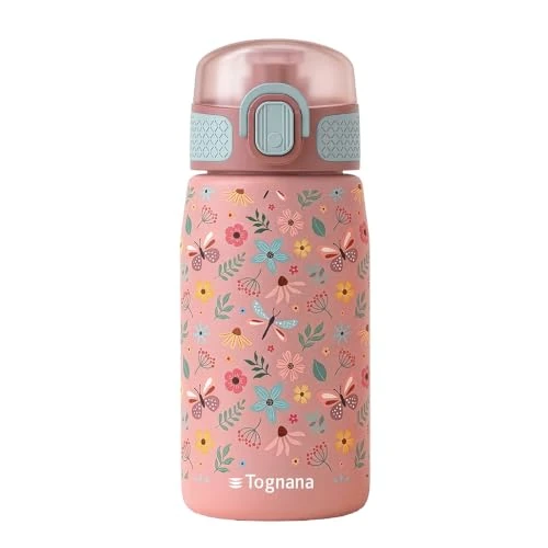 Offerta a tempo: Tognana Meeny, borraccia farfalle 380 ml, acciaio inox, multicolor - 14% da 14.50 € a 12.50 €