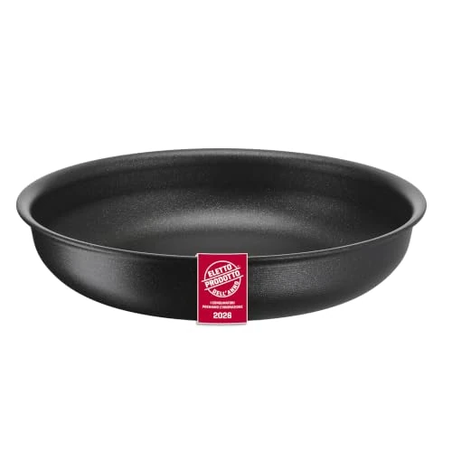 Offerta a tempo: Lagostina Ingenio Mineralis Black, Padella Antiaderente e Resistente 22 cm | in Alluminio, con Rivestimento Antiaderente a 4 Strati, Manico Removibile, per Tutte le Fonti di Calore, Inclusa Induzione - 29% da 33.90 € a 23.99 €