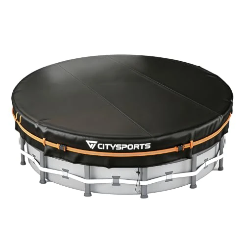 Offerta a tempo: Copertura per Piscina Impermeabile, Telo Termico Resistente ai Raggi UV, Antipioggia e Antipolvere, con Occhielli per Fissaggio, Rotonda 320-366 cm Dimensioni - 0.00% da 50.00 € a 50.00 €