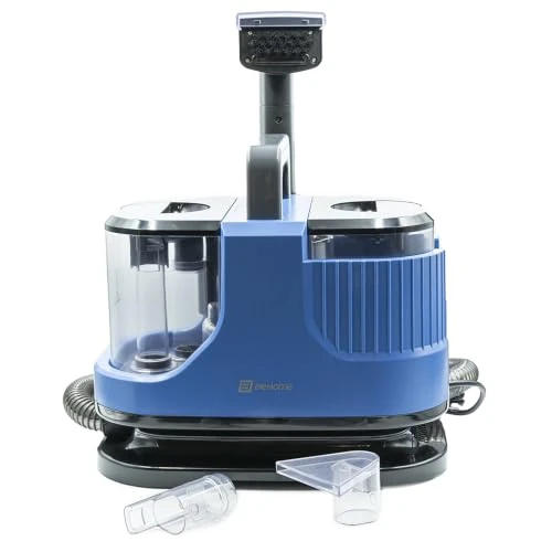Offerta a tempo: BEHOME Lavatappeti lava e asciuga con VAPORE ad alte prestazioni per Divani, Auto, Moquette, Materasso, lava e aspira. Rimuove tutte le macchie esterne e interne, ampio filtraggio, manico comodo - 0.00% da 110.90 € a 110.90 €