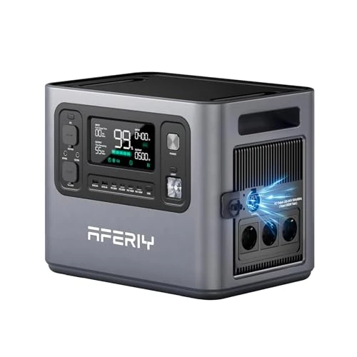 Offerta a tempo: AFERIY P280 Power Station Portatile 2800W 2048Wh Centrale Elettrica Batteria LiFePO4 Generatore Solare Ricarica Rapida Espandibile 10240Wh Per Casa Campeggio Accumulatore Energia UPS Emergenze APP - 38% da 1399.00 € a 869.00 €
