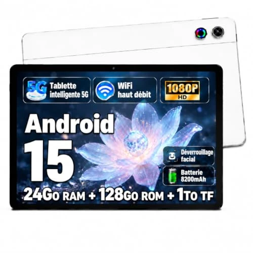 Offre limitée : NIDUBIO Tablette Android 11 Pouces, Octa‑Cœur, RAM 24Go (4+20)+128Go Stockage, Batterie 8200mAh, Widevine L1, Extensible 1To, Double caméra. Idéale étude, Travail et Loisirs de 139.99 € à 89.99 € (36% de remise)