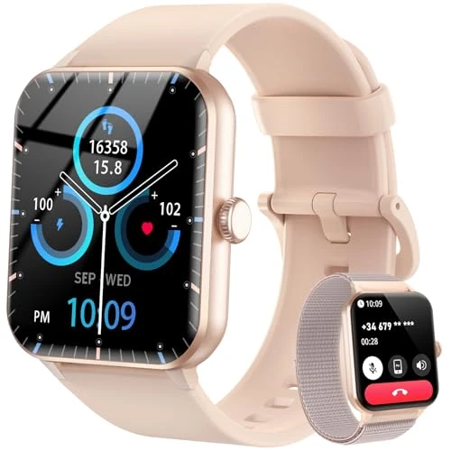 Offerta a tempo: Blackview Smartwatch Uomo Donna, Effettua e Rispondi alle Chiamate,1,85'' Orologio Intelligente Fitness,Cardiofrequenzimetro, Monitoraggio del Sonno, Calcolatori per Android/iOS - 74% da 89.99 € a 22.99 €