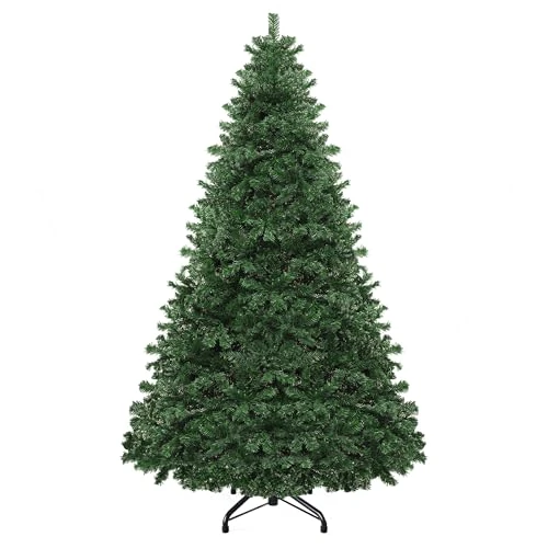 Offerta a tempo: DWVO Albero di Natale artificiale, 229 cm, telaio pieghevole e supporto in | Albero di Natale di circa 1346 punte, realistici, rami fitti, montaggio rapido per casa, ufficio, negozi - 0.00% da 69.99 € a 69.99 €