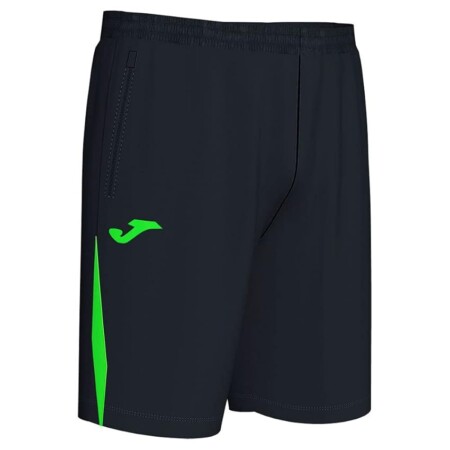 offerta a tempo: joma bermuda uomo championship vii nero verde fluorescente — 38% da 21,00 € a 13,00 €