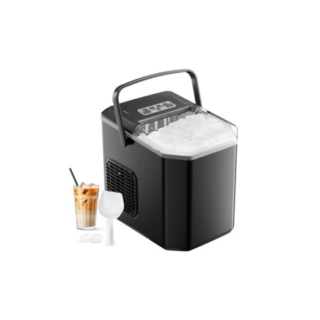 offerta a tempo: macchina ghiaccio 12kg/24h, macchina del ghiaccio casa autopulente — 39% da 129,99 € a 78,84 €