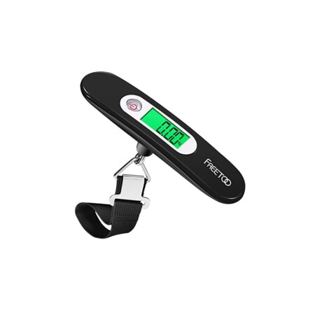 offerta a tempo: freetoo bilancia digitale pesa bagagli valigie con funzione di tara batteria inclusa — 15% da 19,99 € a 16,99 €