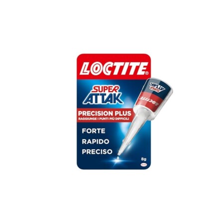 offerta a tempo: loctite super attak precision plus, colla liquida trasparente con beccuccio extra lungo — 16% da 8,99 € a 7,59 €