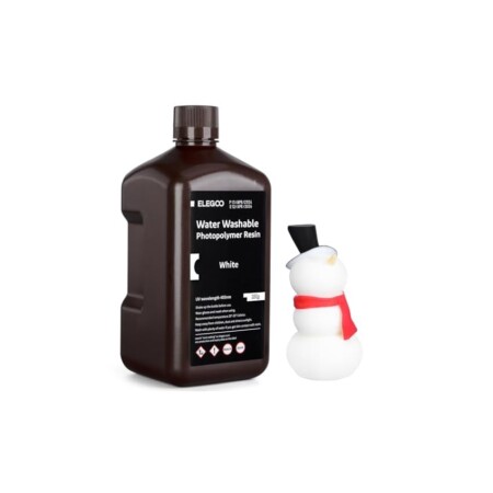offerta a tempo: elegoo stampante 3d lavabile in acqua resina lcd resina fotopolimerizzante uv 405nm — 5% da 49,99 € a 47,49 €