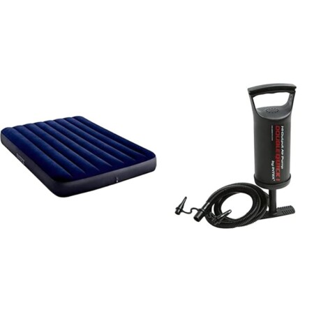 offerta a tempo: intex materasso gonfiabile + pompa per gonfiaggio — 48% da 29,99 € a 15,48 €