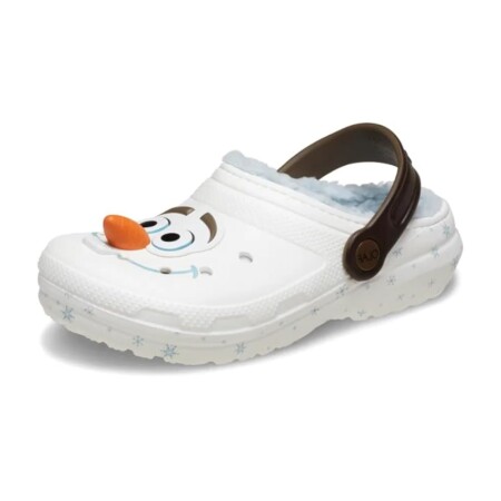 offerta a tempo: crocs frozen olaf lined classic clog k, zoccoli unisex bambini e ragazzi — 22% da 54,99 € a 42,99 €