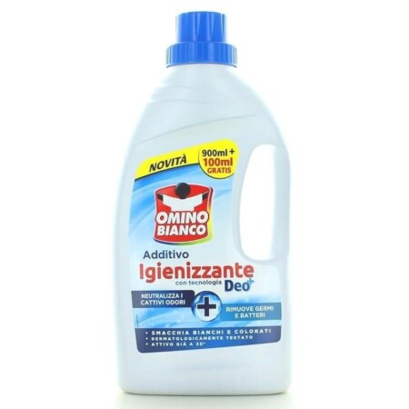 offerta a tempo: omino bianco additivo lavatrice igienizzante liquido per bucato — 50% da 3,99 € a 1,99 €