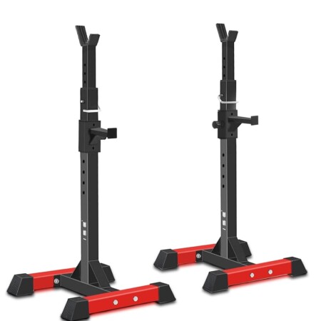 offerta a tempo: ise supporto bilanciere/rack da squat, rack bilanciere regolabile — 12% da 96,99 € a 85,49 €