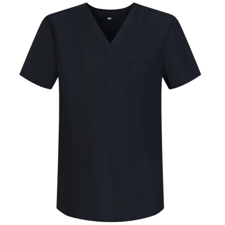 offerta a tempo: misemiya abbigliamento lavoro unisex collo picco maniche corte uniforme clinica — 28% da 19,99 € a 14,39 €