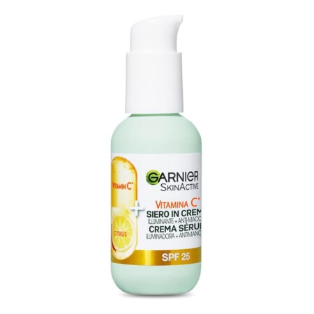 offerta a tempo: garnier siero in crema vitamina c 2 in 1 crema idratante spf25 anti macchie e illuminante — 35% da 9,99 € a 6,48 €