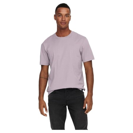 offerta a tempo: only & sons onsmax life ss stitch tee noos t shirt, nirvana — 20% da 14,99 € a 11,95 €