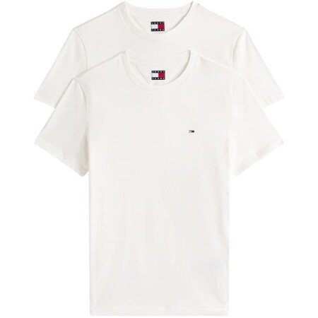 offerta a tempo: tommy jeans tjm xslim 2pack jersey tee ext dm0dm20687, maglietta a maniche corte uomo — 30% da 54,90 € a 38,69 €