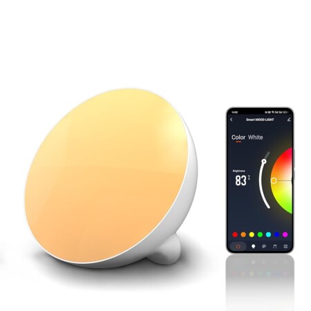 offerta a tempo: lampada da tavolo smart con alexa / google home — 52% da 20,99 € a 9,99 €