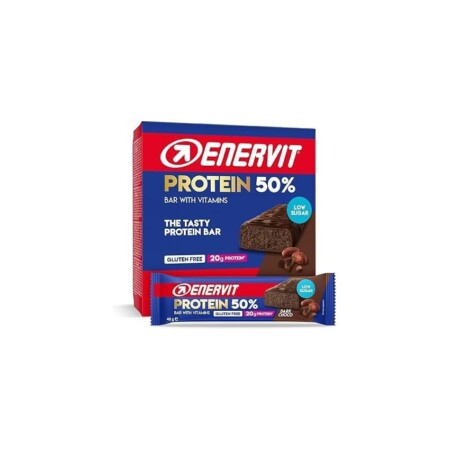 offerta a tempo: enervit protein bar 50% dark choco, barrette proteiche enervit — 29% da 28,38 € a 20,10 €