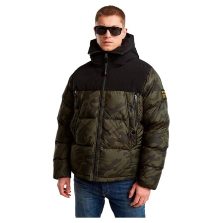 offerta a tempo: g star uomo expedition puffer, multicolore (shadow olive island camo d23645) — 34% da 259,95 € a 170,99 €