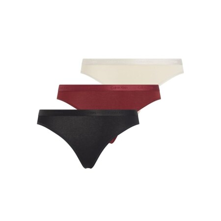 offerta a tempo: calvin klein donna slip taglio bikini confezione da 3 intimo, multicolore (black/cocoon/syrah) — 29% da 44,90 € a 31,95 €