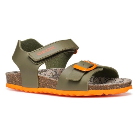 offerta a tempo: geox j ghita boy b, sandalo — 10% da 54,90 € a 49,41 €
