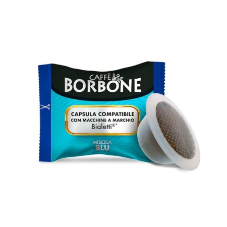 offerta a tempo: caffè borbone miscela blu 100 capsule compatibili con macchine a marchio bialetti* — 18% da 26,10 € a 21,32 €