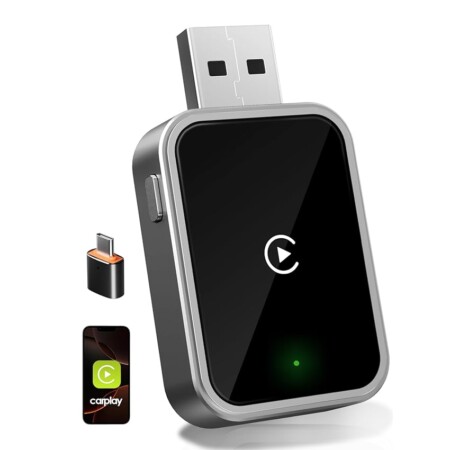 offerta a tempo: mini adattatore wireless per carplay – upgrade 2025, adattatore usb/type — 10% da 20,99 € a 18,89 €