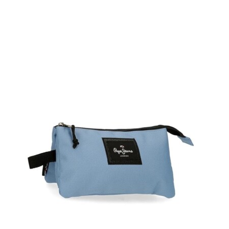 offerta a tempo: pepe jeans aris astuccio triplo 22 x 12 x 5 cm, realizzato in poliestere — 17% da 13,50 € a 11,20 €