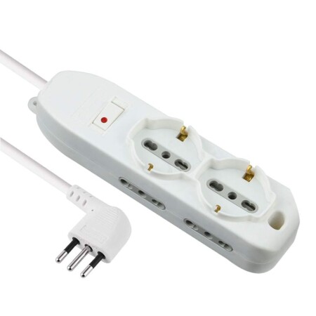 offerta a tempo: electraline multipresa da 6 prese — 55% da 13,79 € a 6,27 €