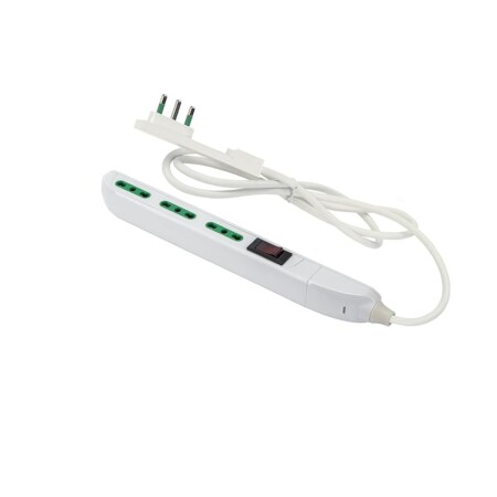 offerta a tempo: fanton 47402 multipresa slim 1,5 metri 3 prese bipasso, interruttore di sovraccarico — 15% da 13,28 € a 11,29 €