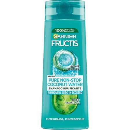 offerta a tempo: garnier fructis shampoo purificante, per capelli cute grassa e punte secche — 36% da 2,99 € a 1,91 €