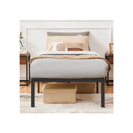 offerta a tempo: yaheetech rete letto matrimoniale 160 cm × 200 cm senza testiera altezza 36 cm con — 7% da 55,99 € a 52,19 €