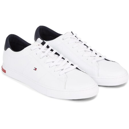 offerta a tempo: tommy hilfiger uomo sneakers vulcanizzate essential leather detail vulc scarpe — 38% da 109,90 € a 67,95 €