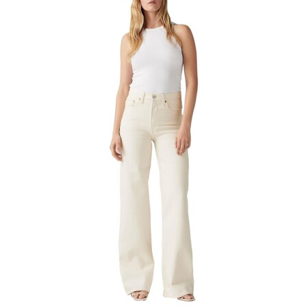 offerta a tempo: levi's ribcage wide leg h223 pantaloni, barely freezing — 30% da 130,00 € a 90,99 €