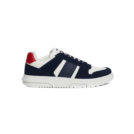 offerta a tempo: tommy jeans uomo sneakers brooklyn in pelle scamosciata, blu (dark night navy) — 11% da 99,90 € a 88,54 €