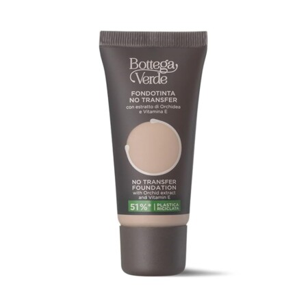 offerta a tempo: bottega verde fondotinta no transfer con estratto di orchidea e vitamina e — 71% da 24,00 € a 6,99 €