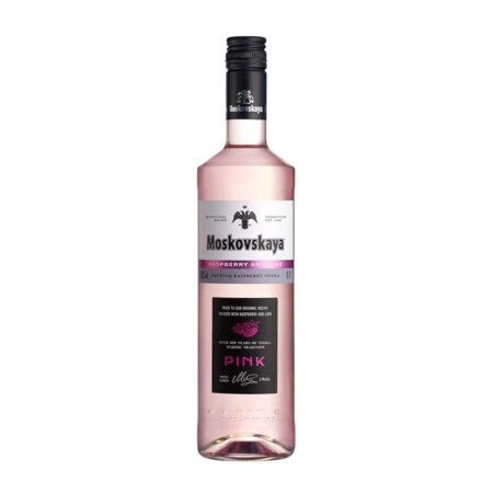 offerta a tempo: moskovskaya pink vodka al gusto di lampone e lime liquore distillato con ingredienti naturali — 13% da 14,90 € a 12,90 €