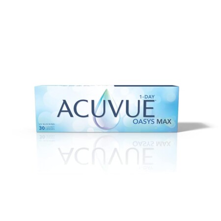 offerta a tempo: acuvue oasys max 1 day, lenti a contatto giornaliere; comfort tutto il giorno e visione nitida — 10% da 38,59 € a 34,79 €