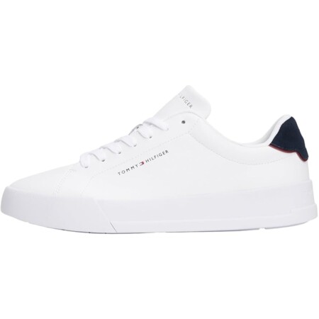 offerta a tempo: tommy hilfiger th court lth detail ess fm0fm05367, sneaker uomo — 24% da 99,90 € a 75,95 €