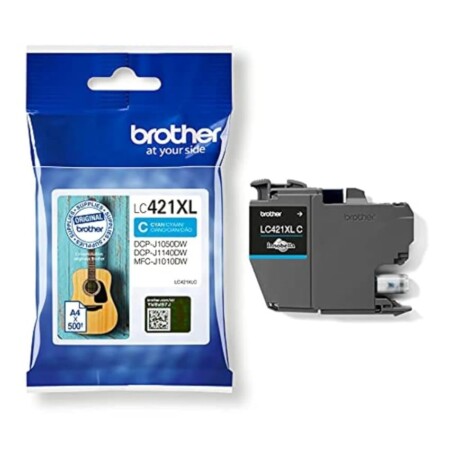 offerta a tempo: brother lc421xlc cartuccia inkjet originale, alta capacità — 27% da 23,75 € a 17,45 €