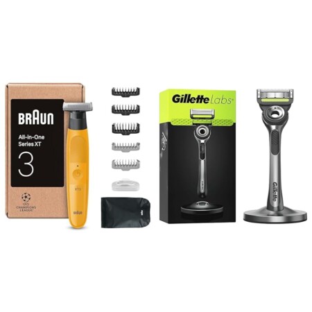 offerta a tempo: braun rasoio elettrico barba uomo xt3 tutto in uno, regolabarba — 28% da 82,98 € a 59,89 €