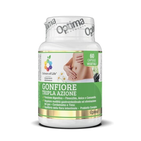offerta a tempo: integratore per ridurre gonfiore e tensione addominale 60 capsule — 50% da 16,90 € a 8,40 €