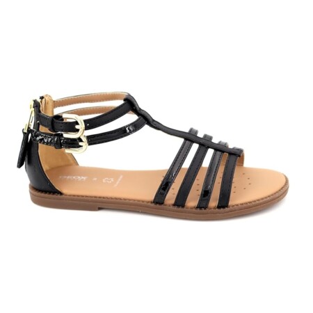 offerta a tempo: geox j sandal karly girl, nero 412 — 11% da 34,95 € a 31,27 €