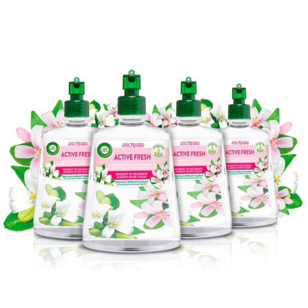 offerta a tempo: airwick active fresh deodorante per ambienti, 4 ricariche per diffusore spray automatico — 25% da 27,96 € a 20,99 €