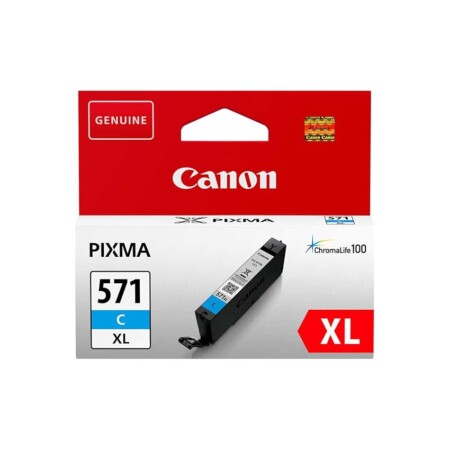 offerta a tempo: canon cli 571xl c cartuccia certificata formato xl ciano — 35% da 19,99 € a 12,99 €