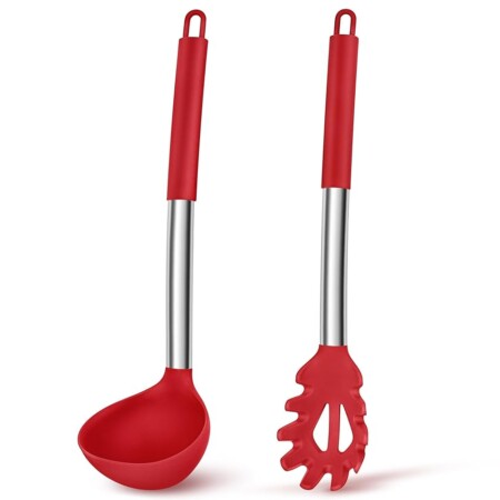 offerta a tempo: set di 2 accessori da cucina in silicone — 65% da 9,99 € a 3,49 €